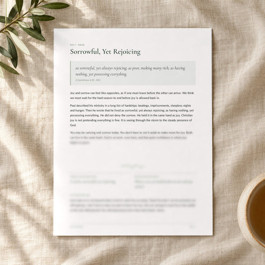 Joy Anyway — 7-Day Devotional Journal - Abide and Reflect