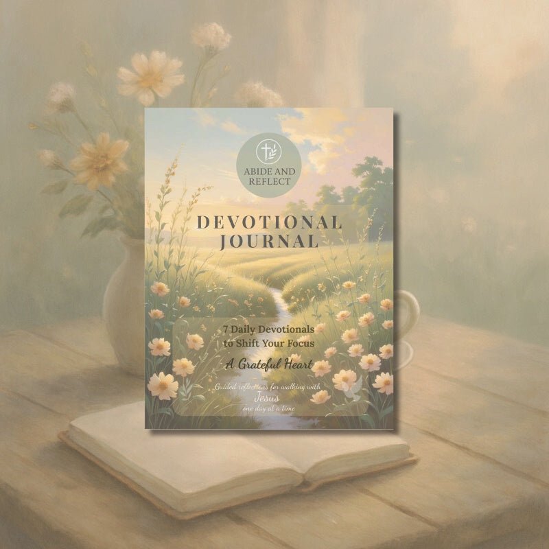 A Grateful Heart – 7 - Day Christian Gratitude Devotional Journal (Printable & Fillable) - Abide and Reflect