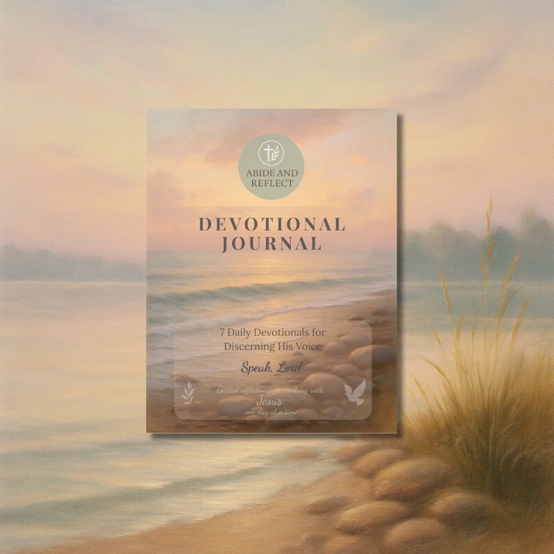 Speak, Lord – 7 Daily Devotionals for Discerning His Voice | Interactive, Fillable Journal - Abide and Reflect