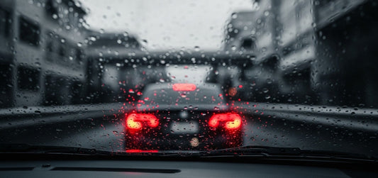 Stuck in a traffic jam symbolizing finding peace when you are stuck
