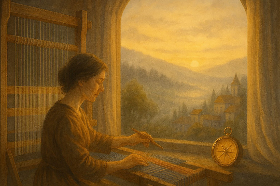 The Weaver and the Unmarked Road – A Parable for Anxious Hearts - Abide and Reflect