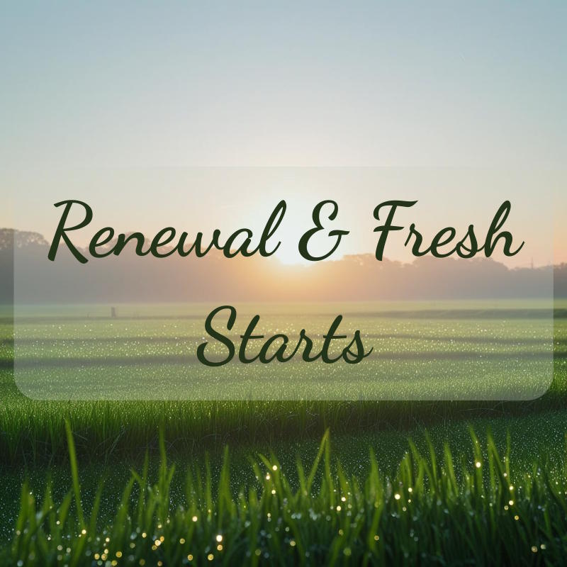 Renewal & Fresh Starts