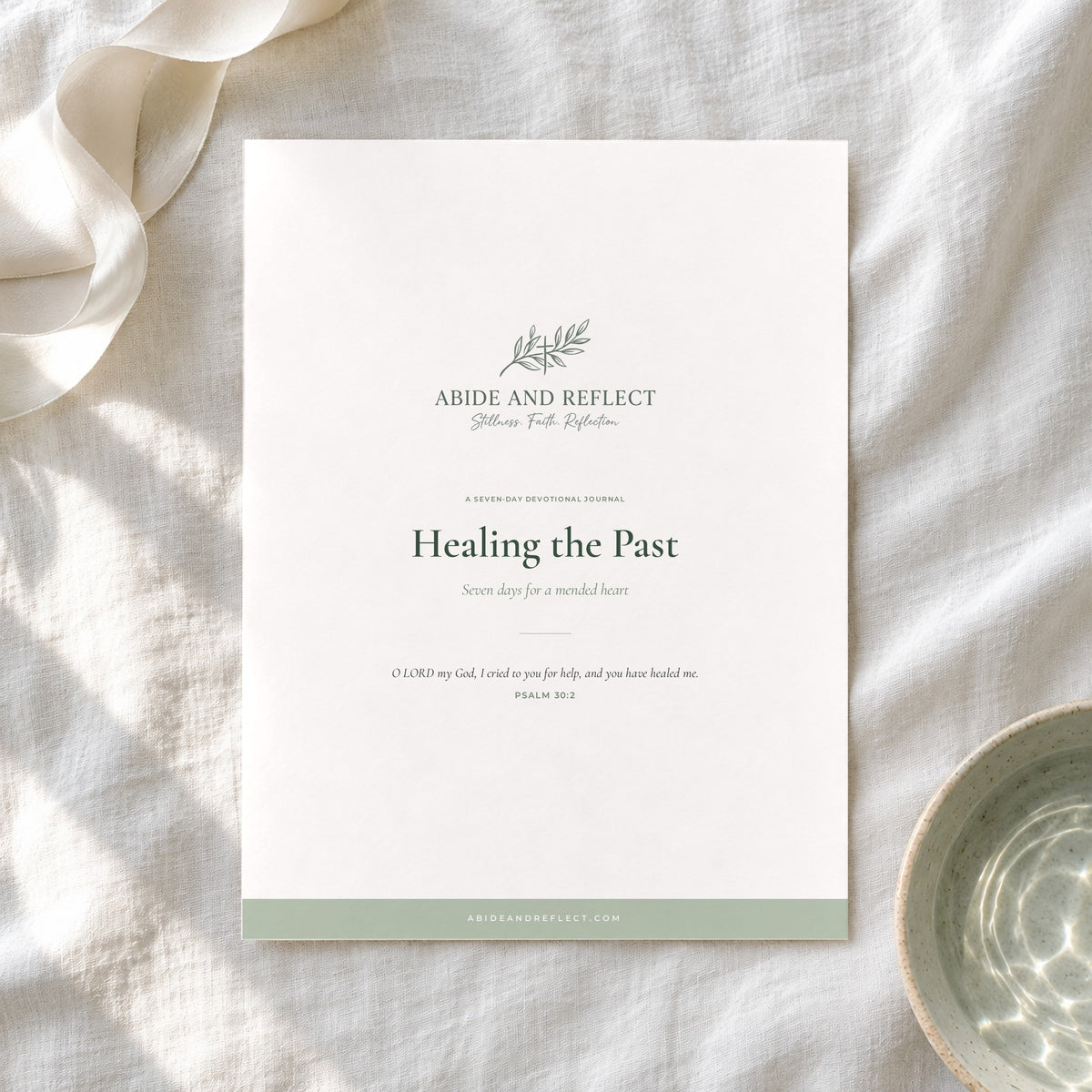 Healing the Past — 7-Day Devotional Journal - Abide and Reflect