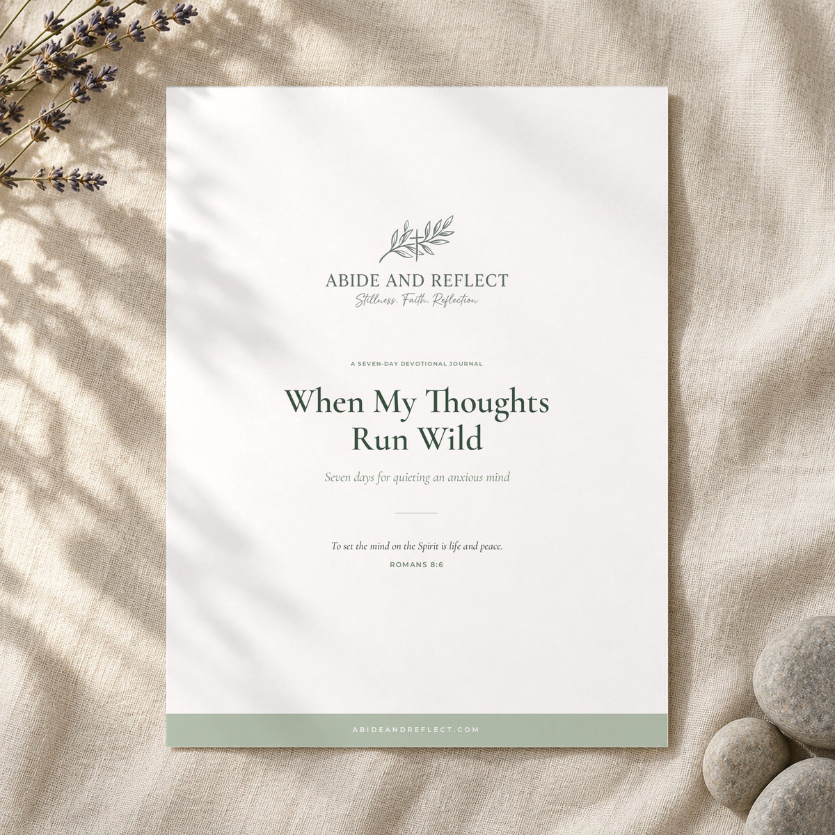 When My Thoughts Run Wild — 7-Day Devotional Journal - Abide and Reflect