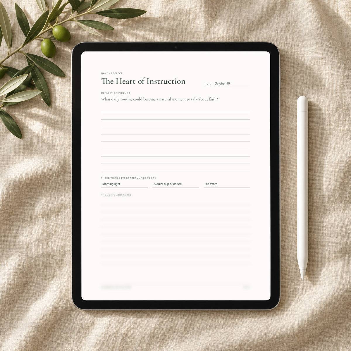 Clearing the Clutter — 7-Day Devotional Journal - Abide and Reflect