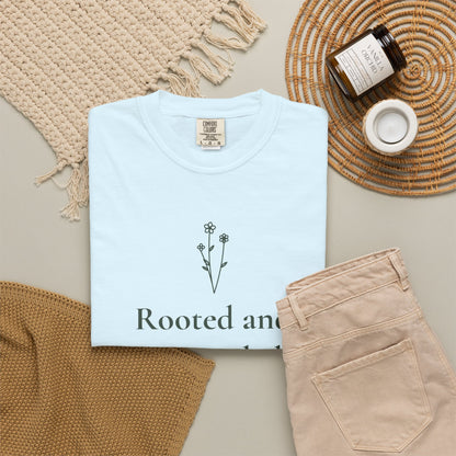 Rooted and Grounded — Ephesians 3:17 Scripture Tee - Abide and Reflect