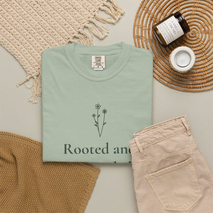 Rooted and Grounded — Ephesians 3:17 Scripture Tee - Abide and Reflect