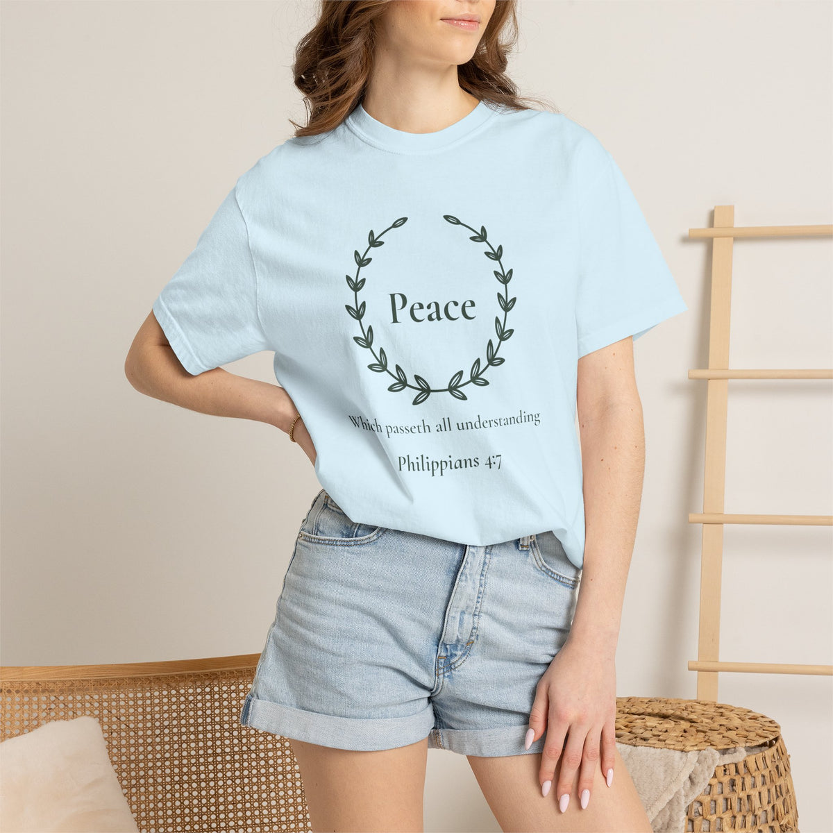 Peace — Philippians 4:7 Scripture Tee - Abide and Reflect