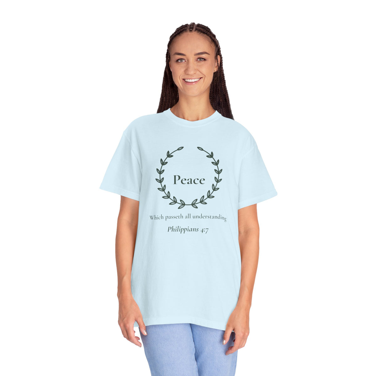 Peace — Philippians 4:7 Scripture Tee - Abide and Reflect