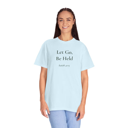 Let Go, Be Held — Isaiah 41:13 Scripture Tee