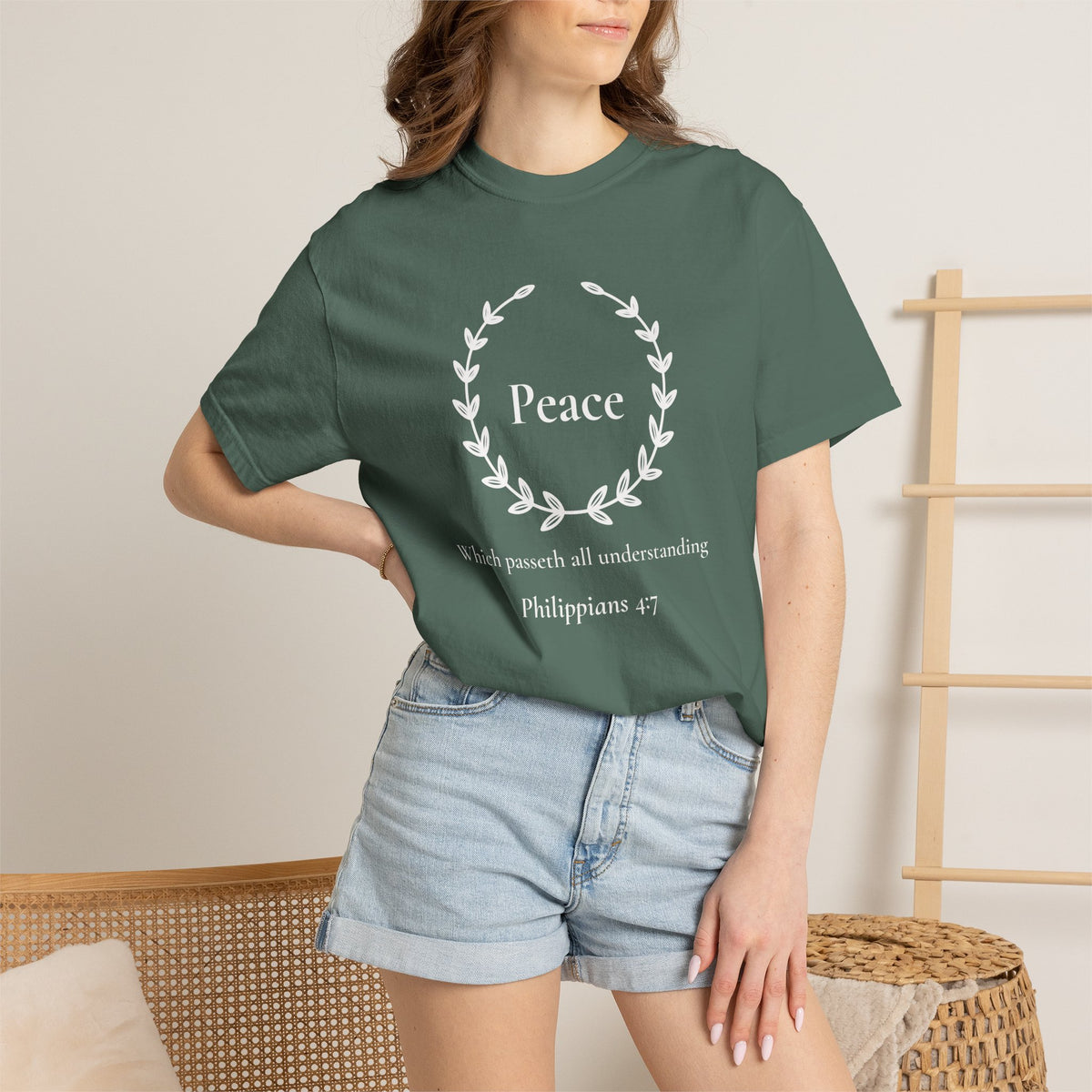 Peace — Philippians 4:7 Scripture Tee - Abide and Reflect