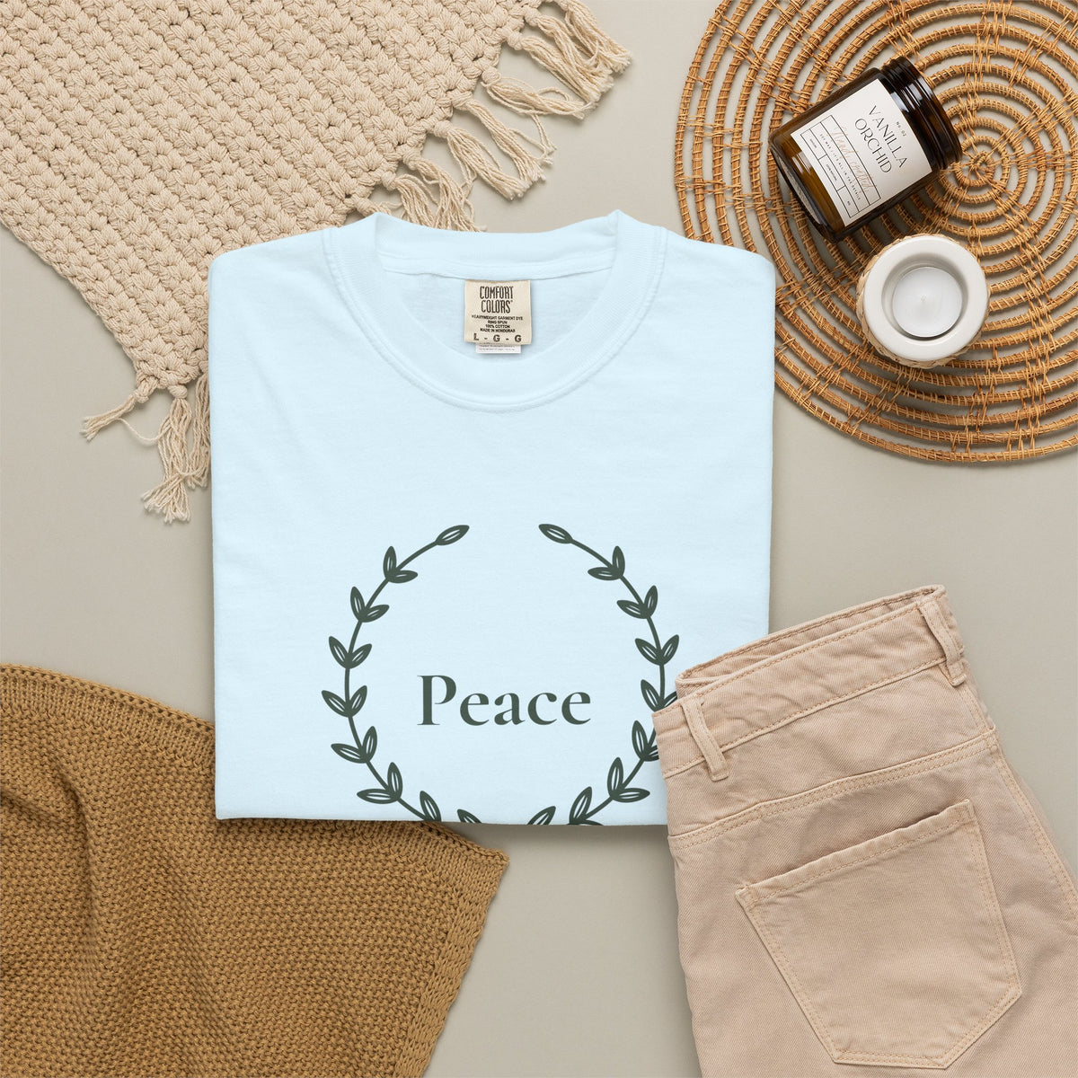Peace — Philippians 4:7 Scripture Tee - Abide and Reflect