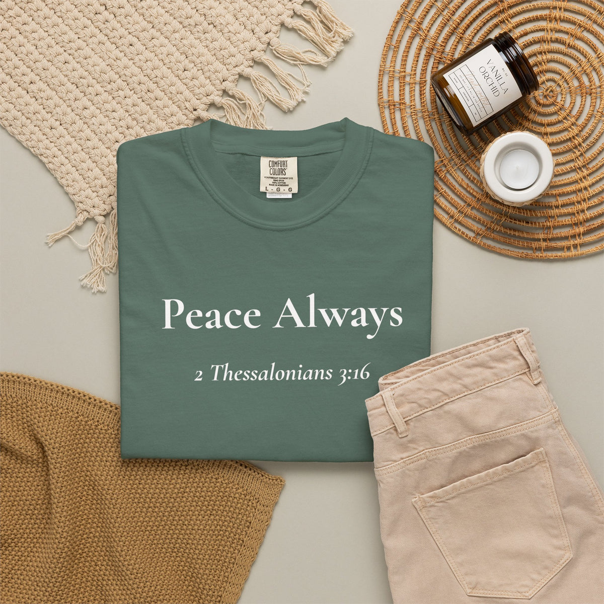 Peace Always — 2 Thessalonians 3:16 Scripture Tee