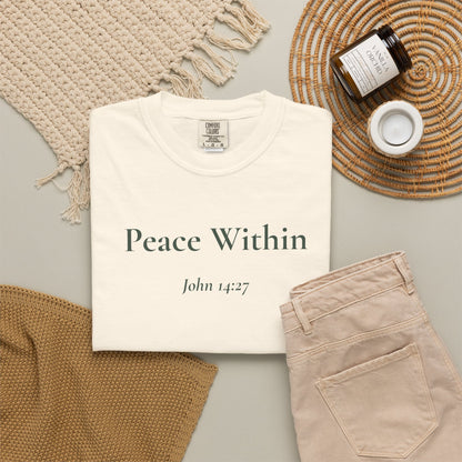 Peace Within — John 14:27 Scripture Tee