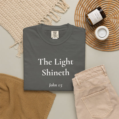 The Light Shineth — John 1:5 Scripture Tee
