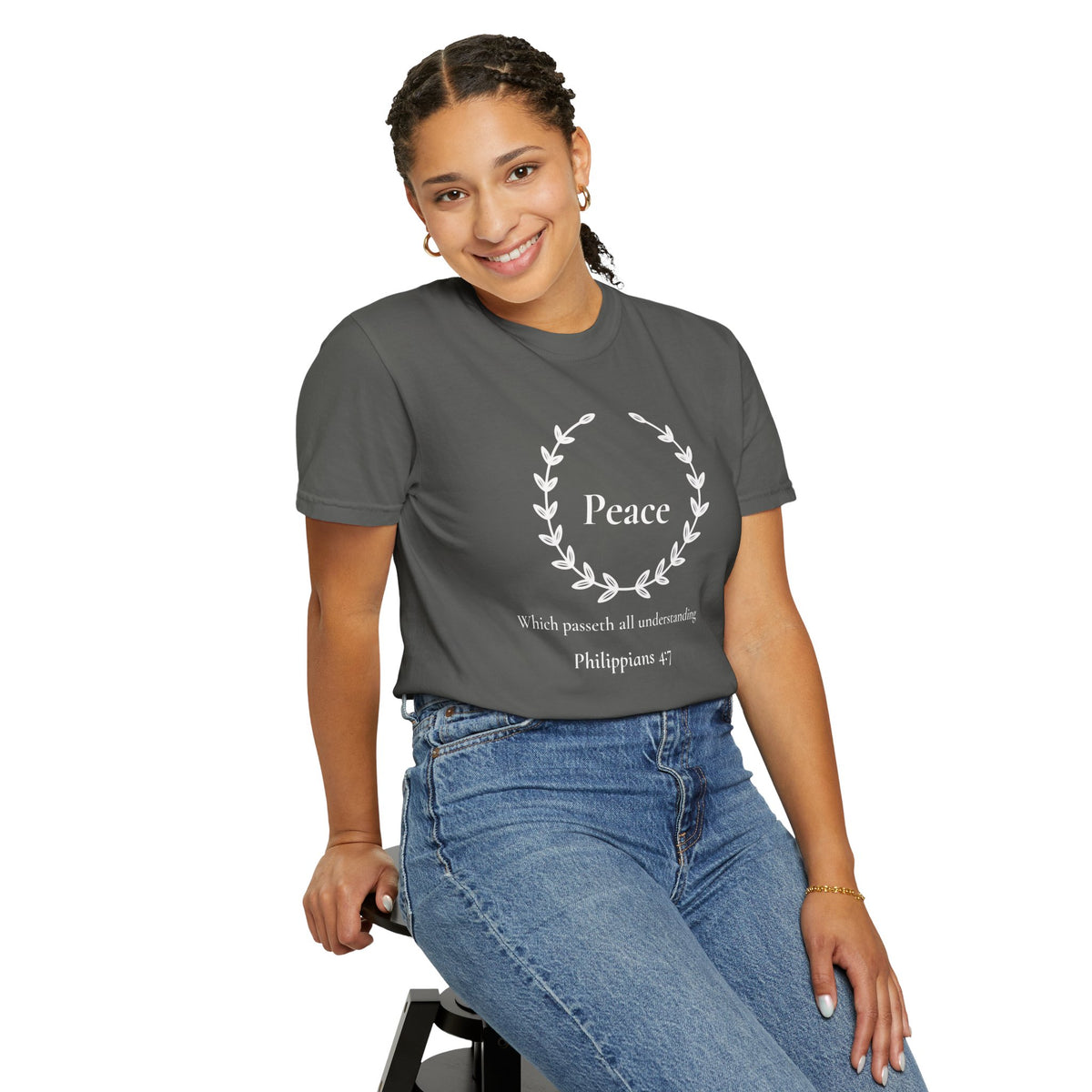 Peace — Philippians 4:7 Scripture Tee - Abide and Reflect