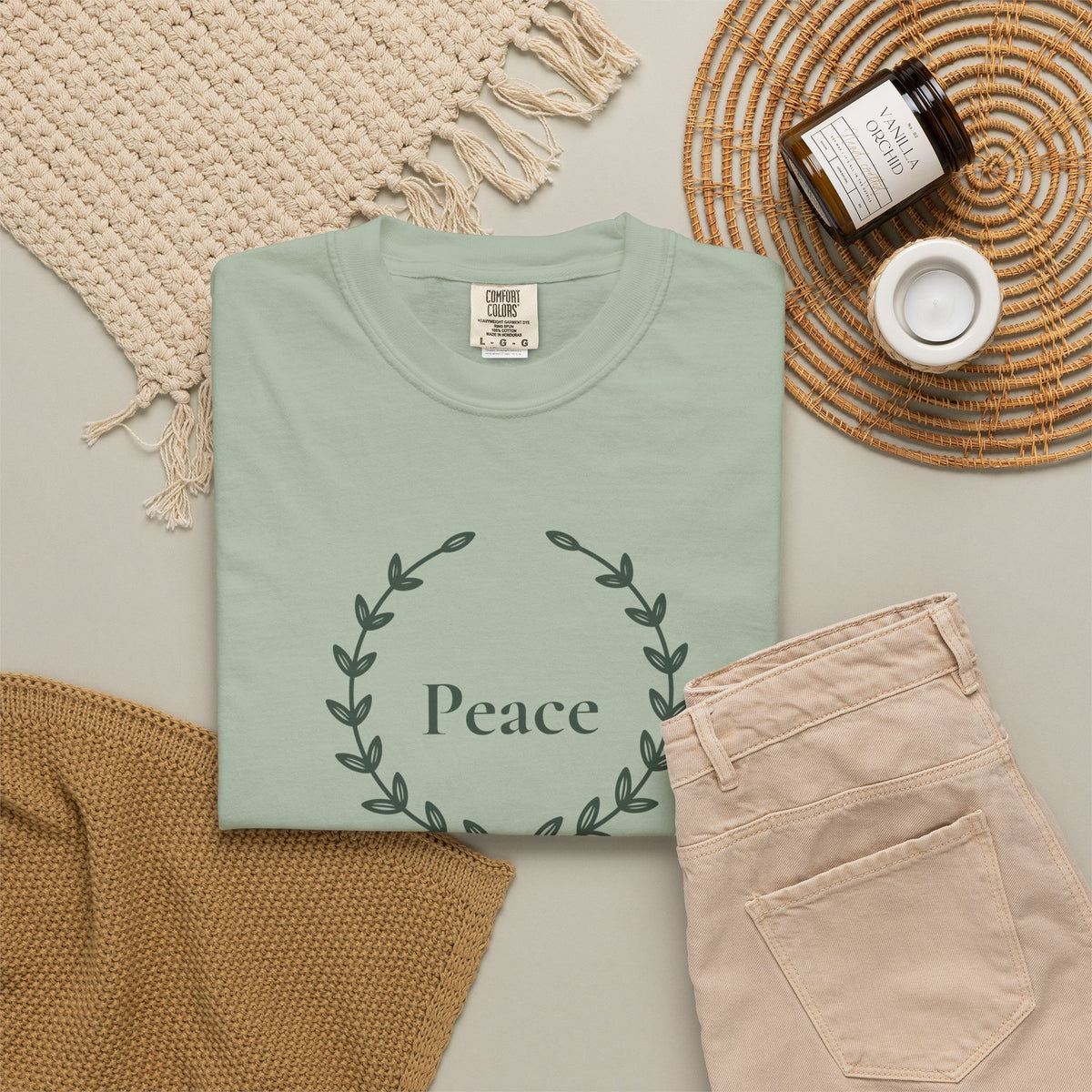 Peace — Philippians 4:7 Scripture Tee - Abide and Reflect