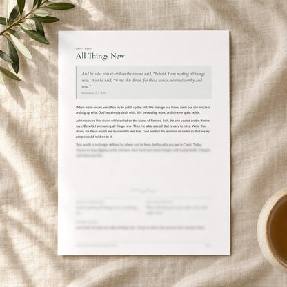 Finding Rest for the Weary Soul — 7-Day Devotional Journal - Abide and Reflect
