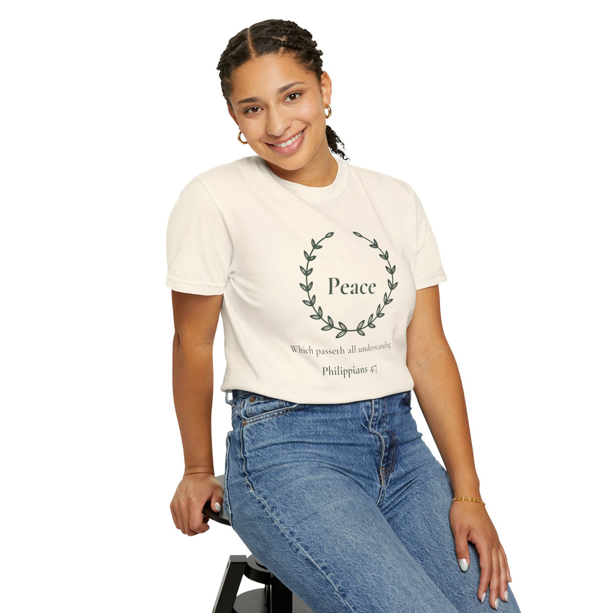 Peace — Philippians 4:7 Scripture Tee - Abide and Reflect