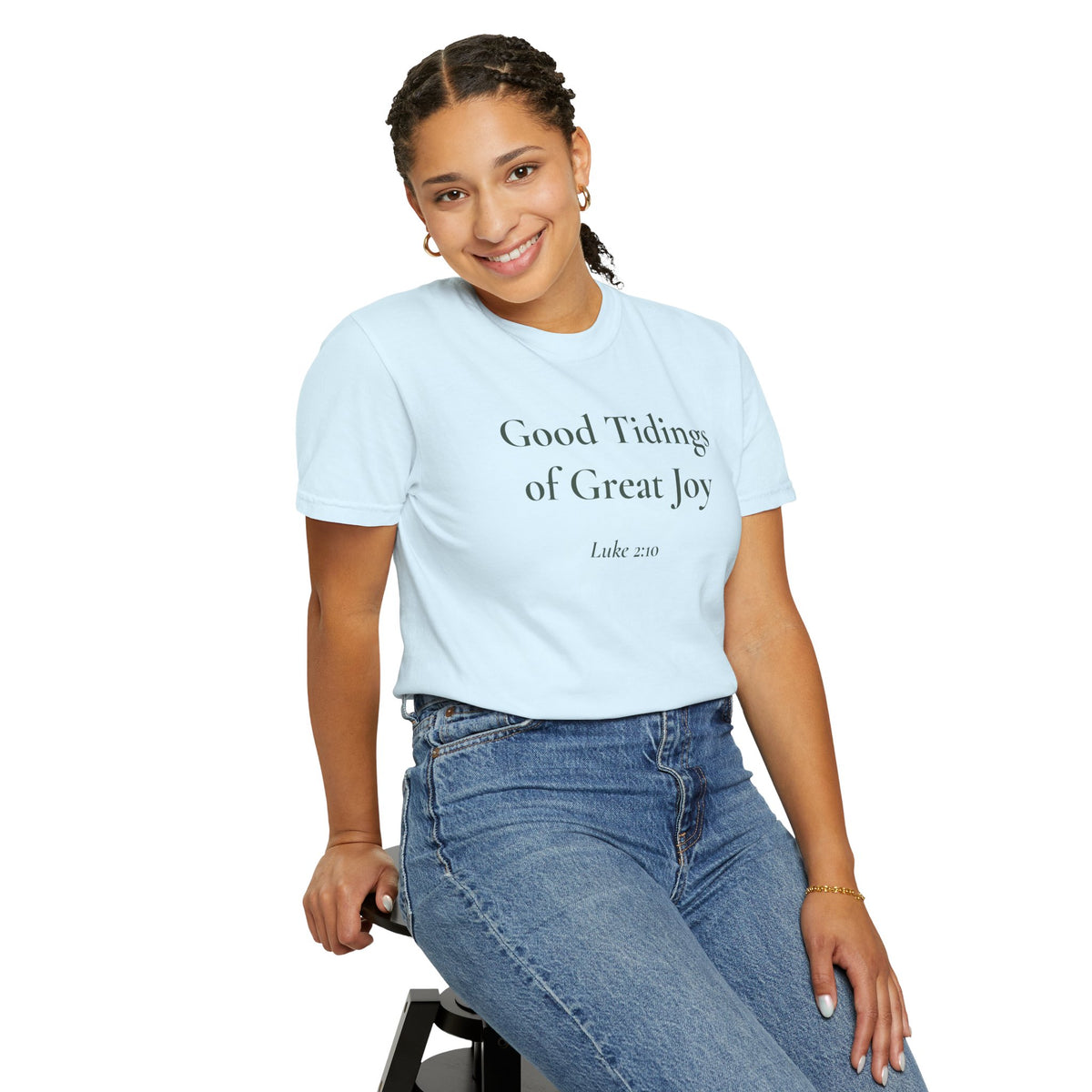 Good Tidings of Great Joy — Luke 2:10 Scripture Tee
