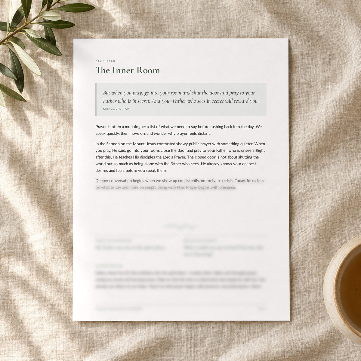 Finding Your Voice in Prayer — 7-Day Devotional Journal - Abide and Reflect