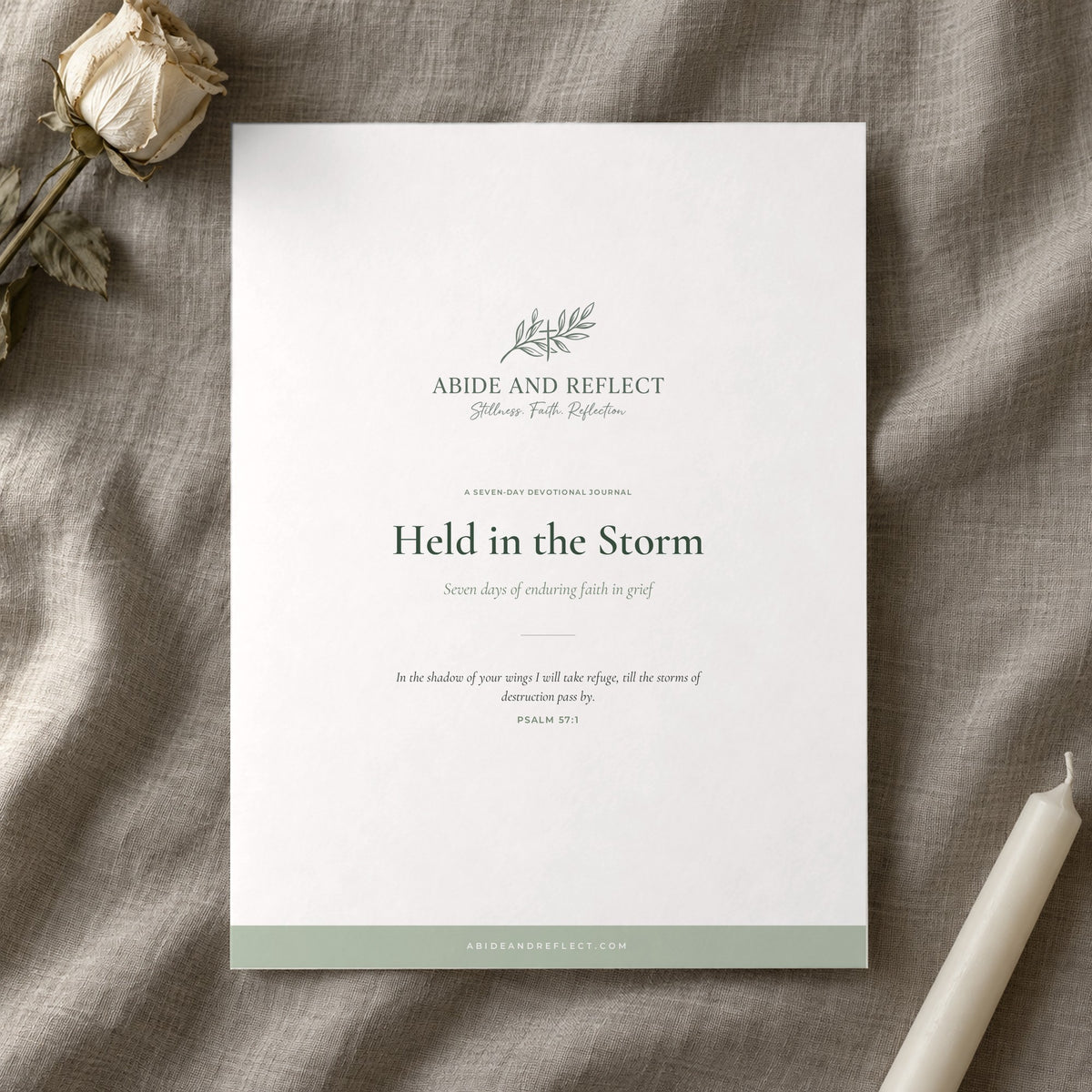 Held in the Storm — 7-Day Devotional Journal - Abide and Reflect