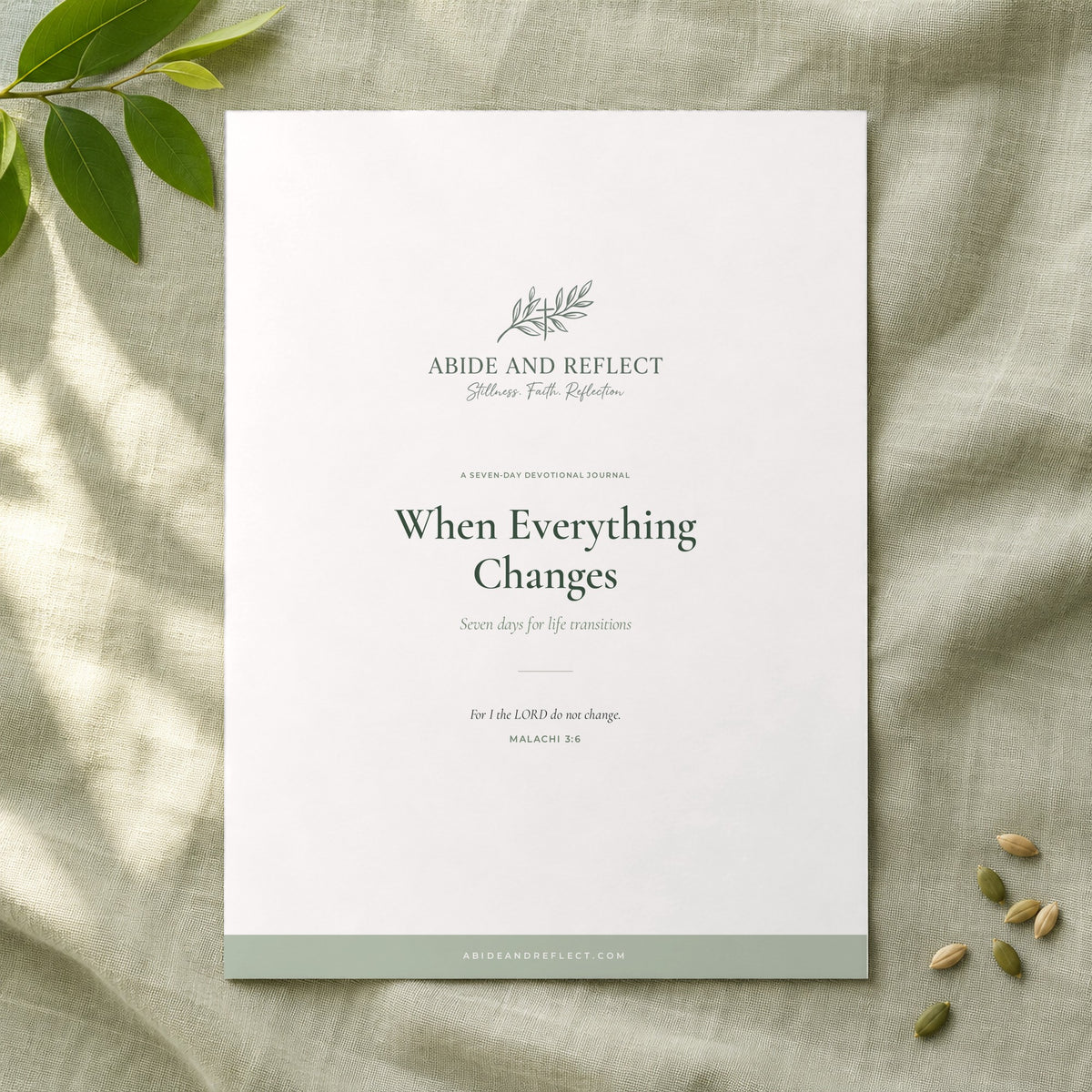 When Everything Changes — 7-Day Devotional Journal - Abide and Reflect