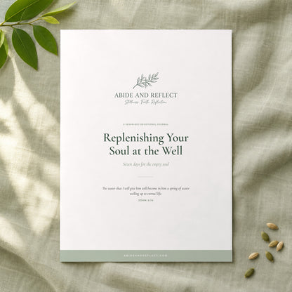 Replenishing Your Soul at the Well — 7-Day Devotional Journal - Abide and Reflect