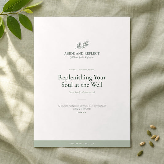 Replenishing Your Soul at the Well — 7-Day Devotional Journal - Abide and Reflect