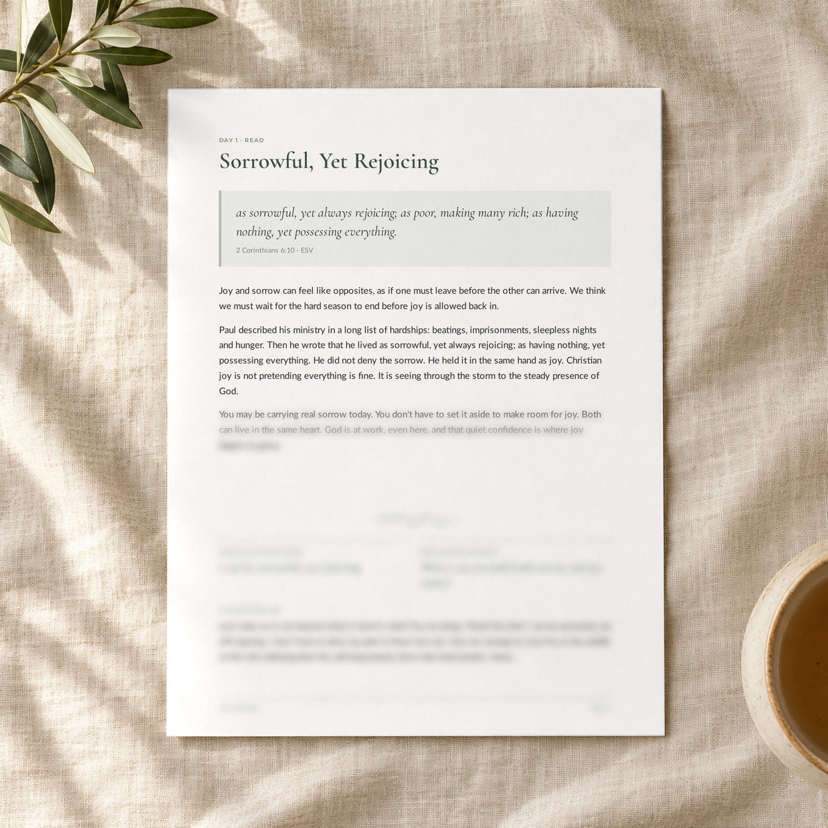Joy Anyway — 7-Day Devotional Journal - Abide and Reflect