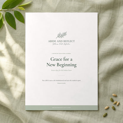 Grace for a New Beginning — 7-Day Devotional Journal - Abide and Reflect