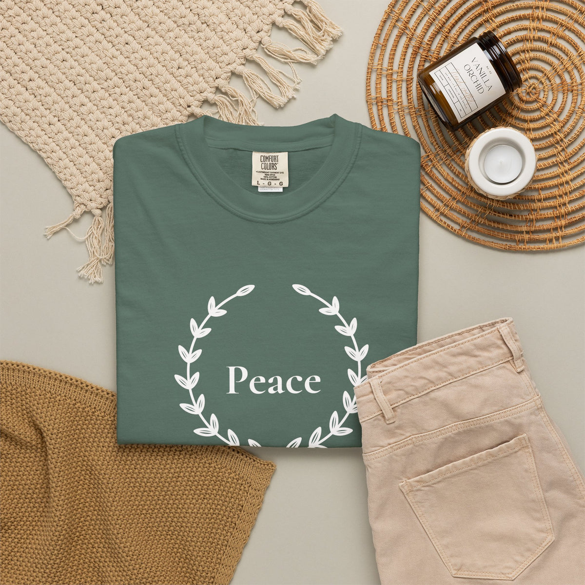 Peace — Philippians 4:7 Scripture Tee - Abide and Reflect