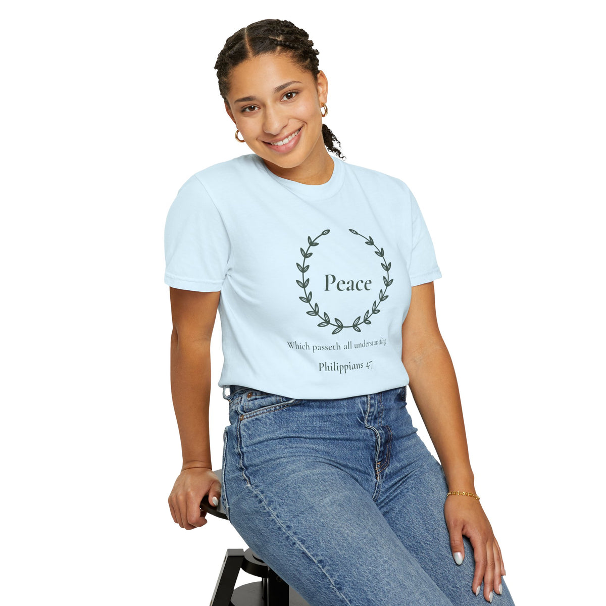 Peace — Philippians 4:7 Scripture Tee - Abide and Reflect