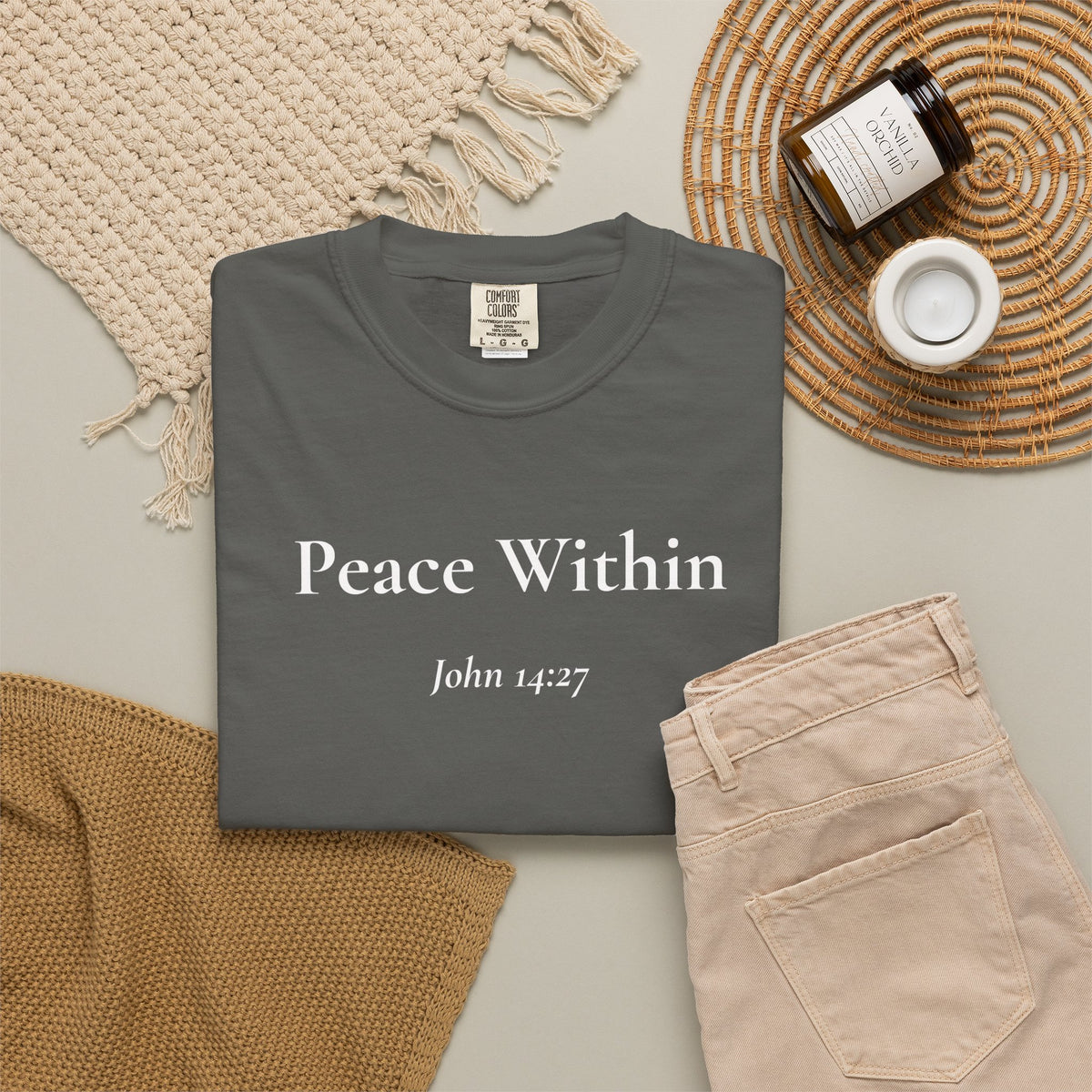 Peace Within — John 14:27 Scripture Tee