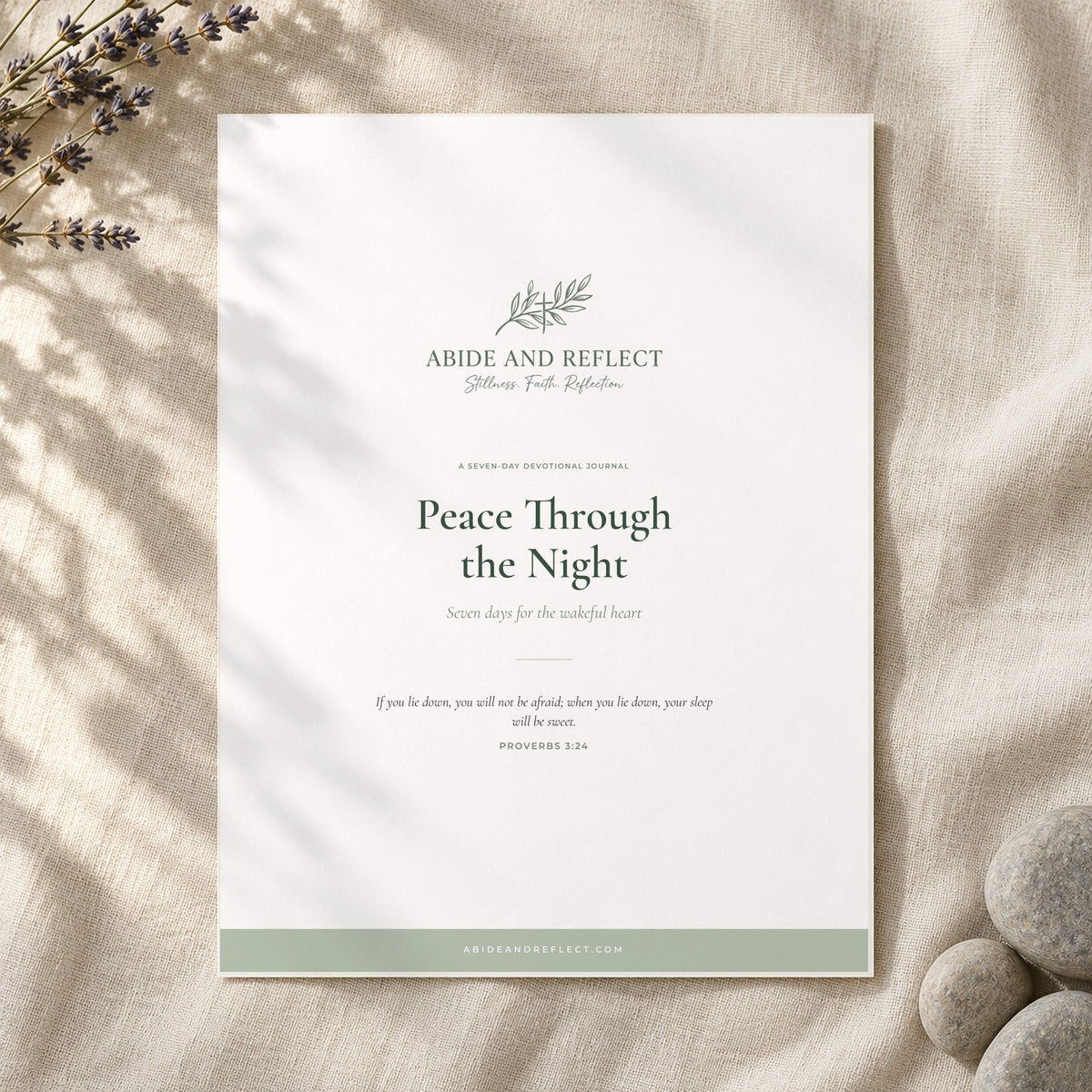 Peace Through the Night devotional journal cover