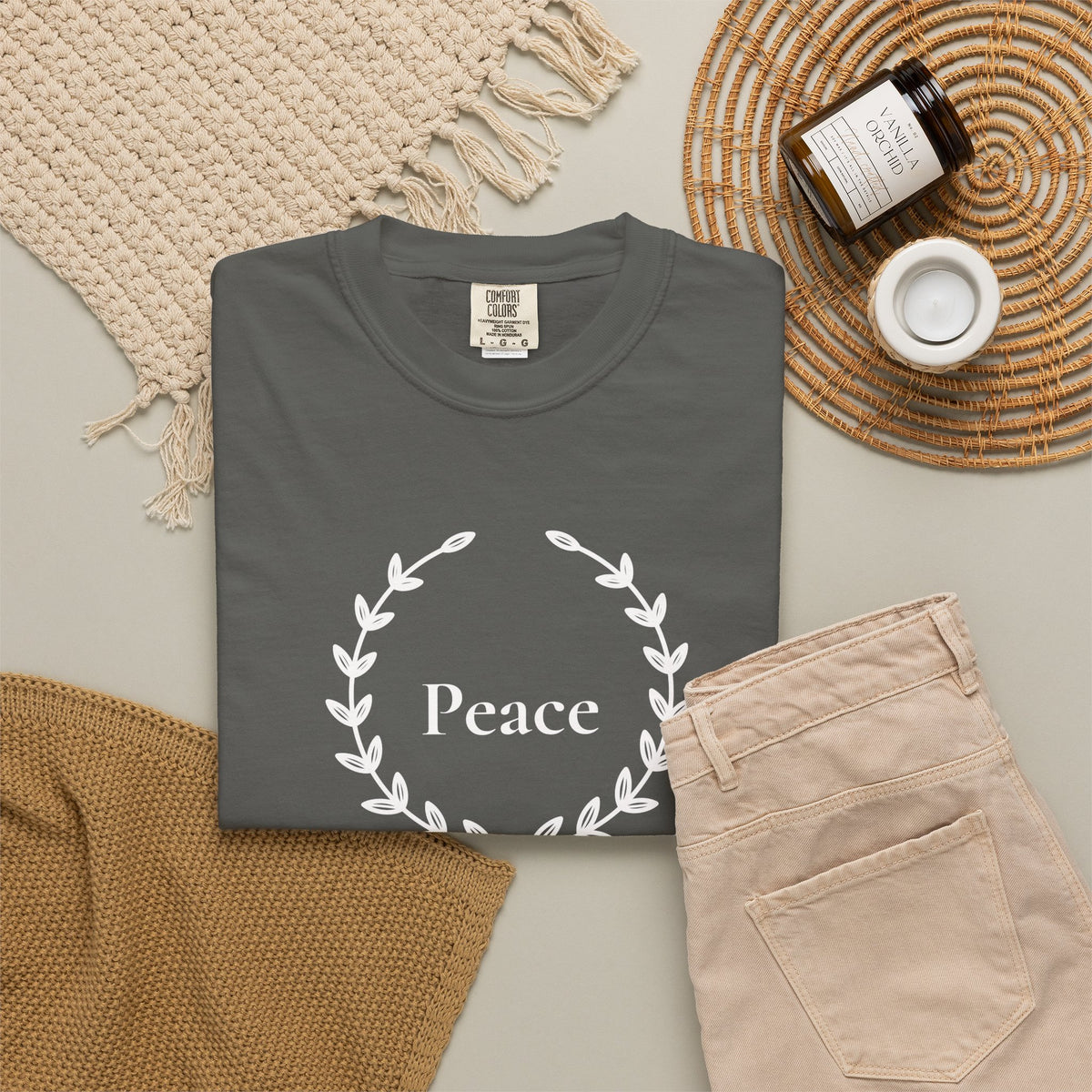 Peace — Philippians 4:7 Scripture Tee - Abide and Reflect