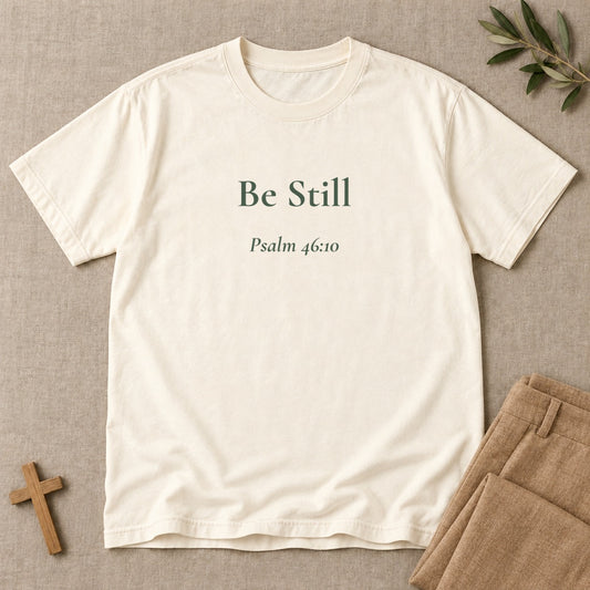 Be Still — Psalm 46:10 Scripture Tee