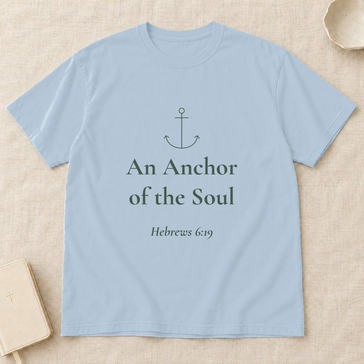 An Anchor of the Soul — Hebrews 6:19 Scripture Tee - Abide and Reflect