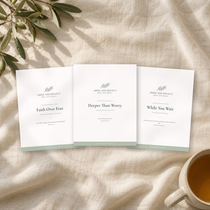 Courage in Uncertainty — 3-Journal Bundle - Abide and Reflect