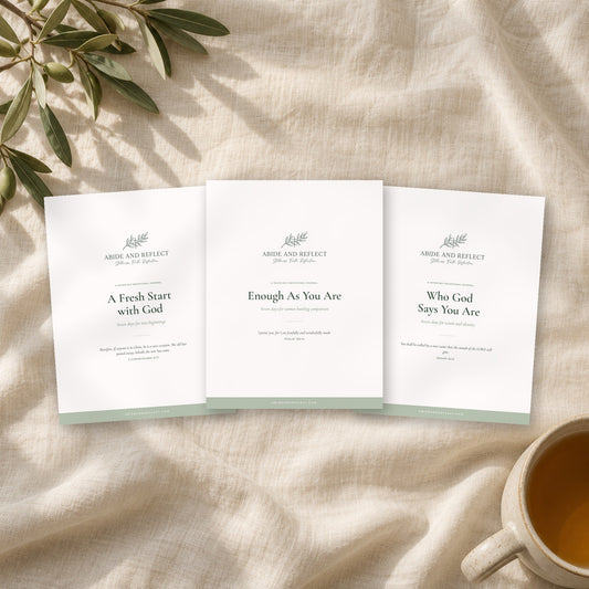 Fresh Start — 3-Journal Bundle - Abide and Reflect