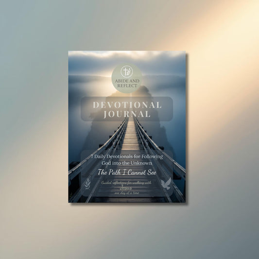 A bridge disappearing into the mist representing faith in following God into the unknown