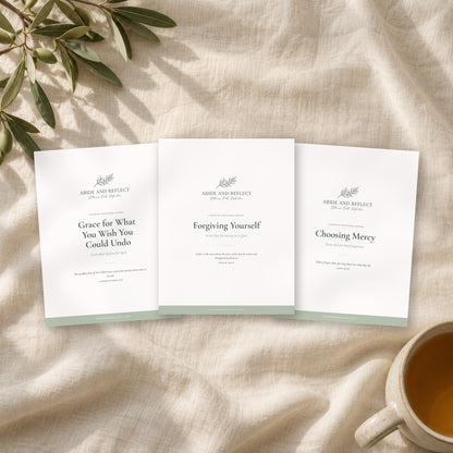 The Forgiveness Journey — 3-Journal Bundle - Abide and Reflect